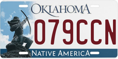 OK license plate 079CCN
