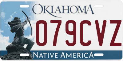 OK license plate 079CVZ