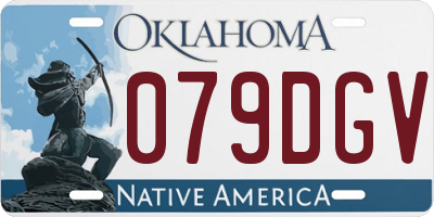 OK license plate 079DGV