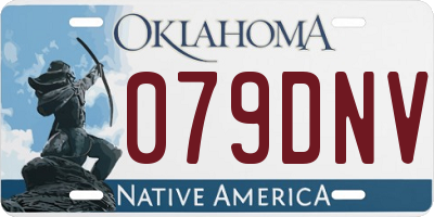 OK license plate 079DNV