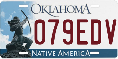 OK license plate 079EDV