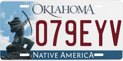 OK license plate 079EYV