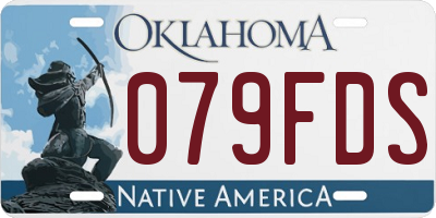 OK license plate 079FDS