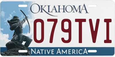 OK license plate 079TVI
