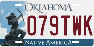 OK license plate 079TWK