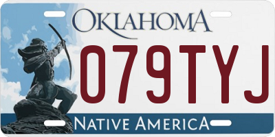 OK license plate 079TYJ