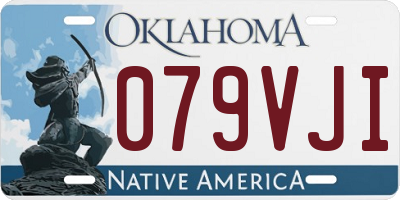 OK license plate 079VJI