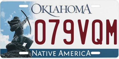 OK license plate 079VQM