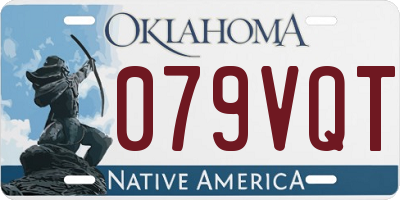 OK license plate 079VQT