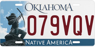 OK license plate 079VQV