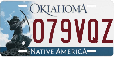 OK license plate 079VQZ