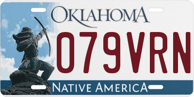 OK license plate 079VRN