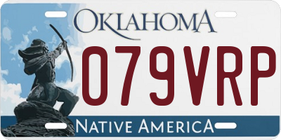 OK license plate 079VRP