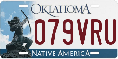 OK license plate 079VRU
