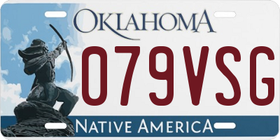 OK license plate 079VSG