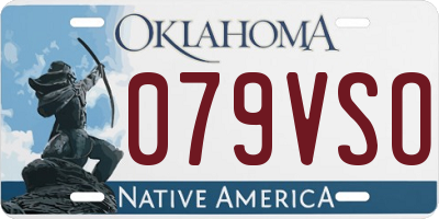 OK license plate 079VSO