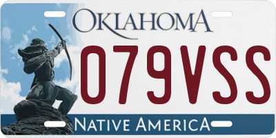OK license plate 079VSS