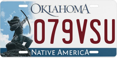 OK license plate 079VSU