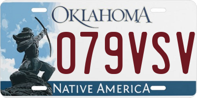 OK license plate 079VSV