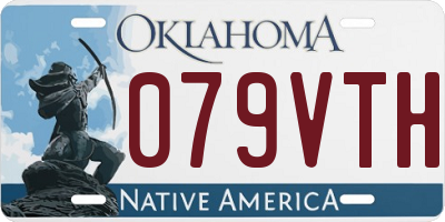 OK license plate 079VTH