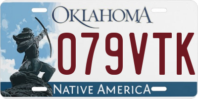 OK license plate 079VTK
