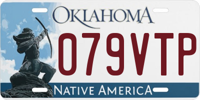 OK license plate 079VTP