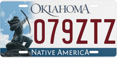 OK license plate 079ZTZ