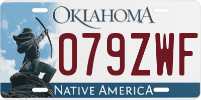 OK license plate 079ZWF