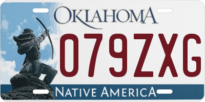 OK license plate 079ZXG