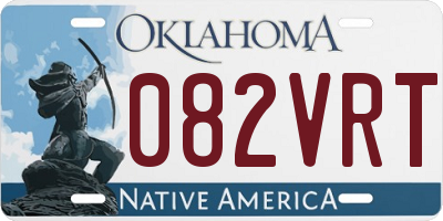 OK license plate 082VRT