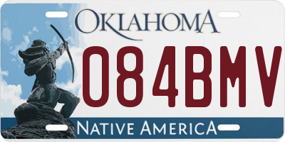 OK license plate 084BMV