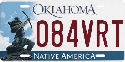 OK license plate 084VRT