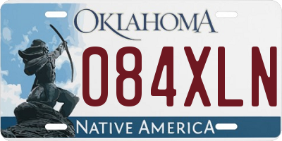 OK license plate 084XLN