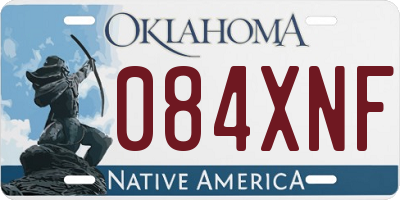 OK license plate 084XNF