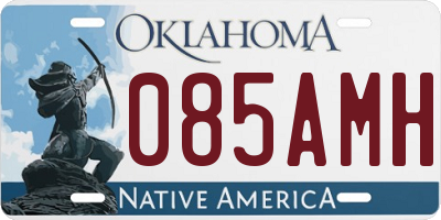 OK license plate 085AMH