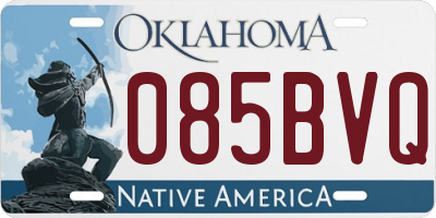 OK license plate 085BVQ