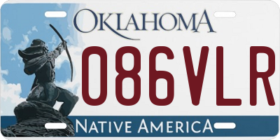 OK license plate 086VLR