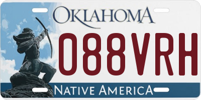 OK license plate 088VRH