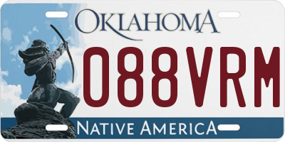 OK license plate 088VRM