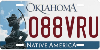 OK license plate 088VRU