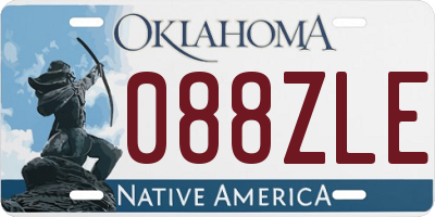 OK license plate 088ZLE