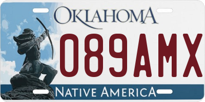 OK license plate 089AMX