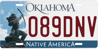 OK license plate 089DNV