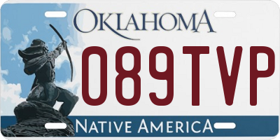 OK license plate 089TVP