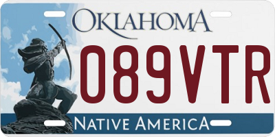 OK license plate 089VTR