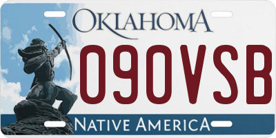 OK license plate 090VSB