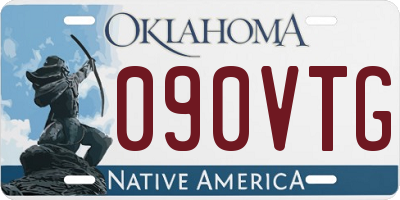 OK license plate 090VTG