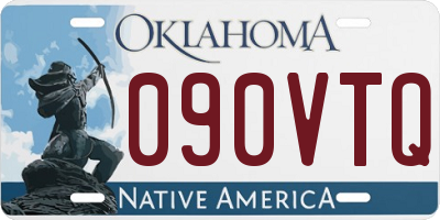 OK license plate 090VTQ
