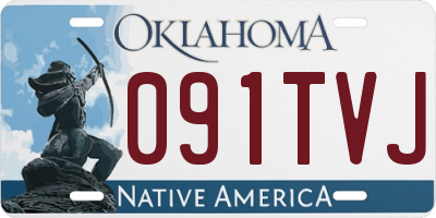 OK license plate 091TVJ