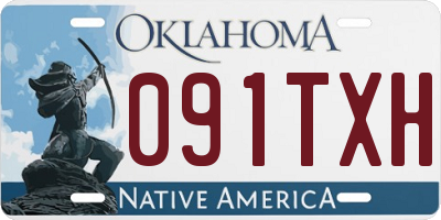 OK license plate 091TXH
